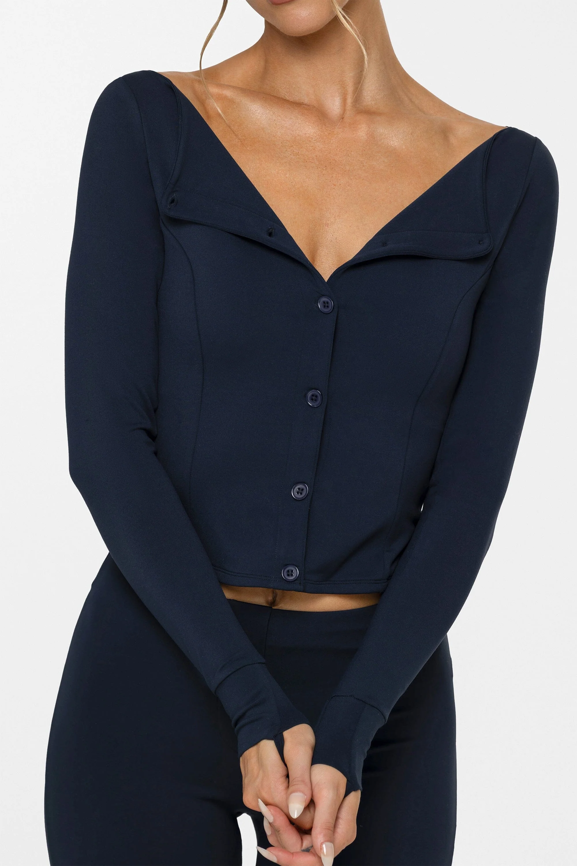 Body Soft™ Boatneck Cardigan - Image 5
