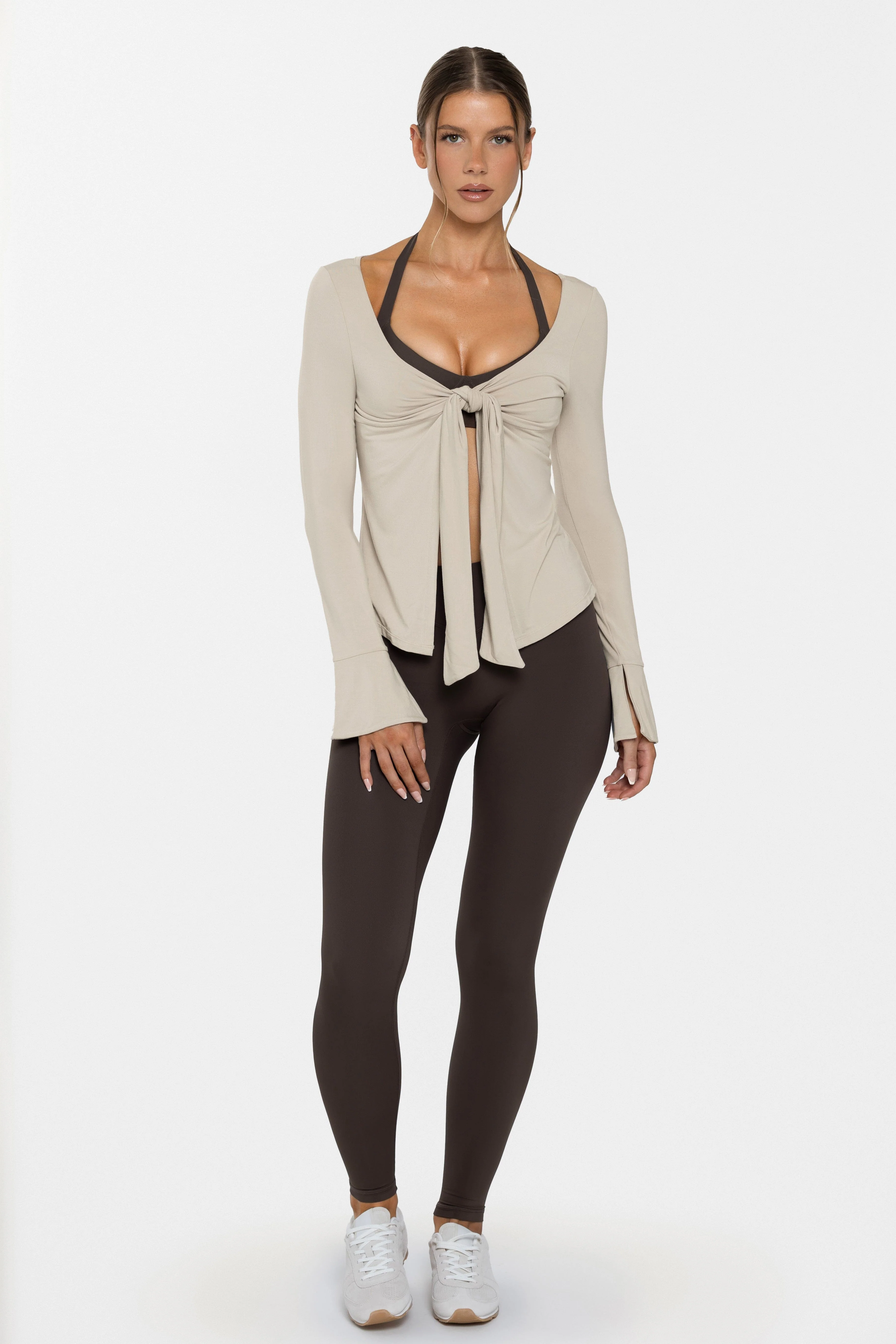 Body Bamboo™ Tie Front Long Sleeve - Image 5