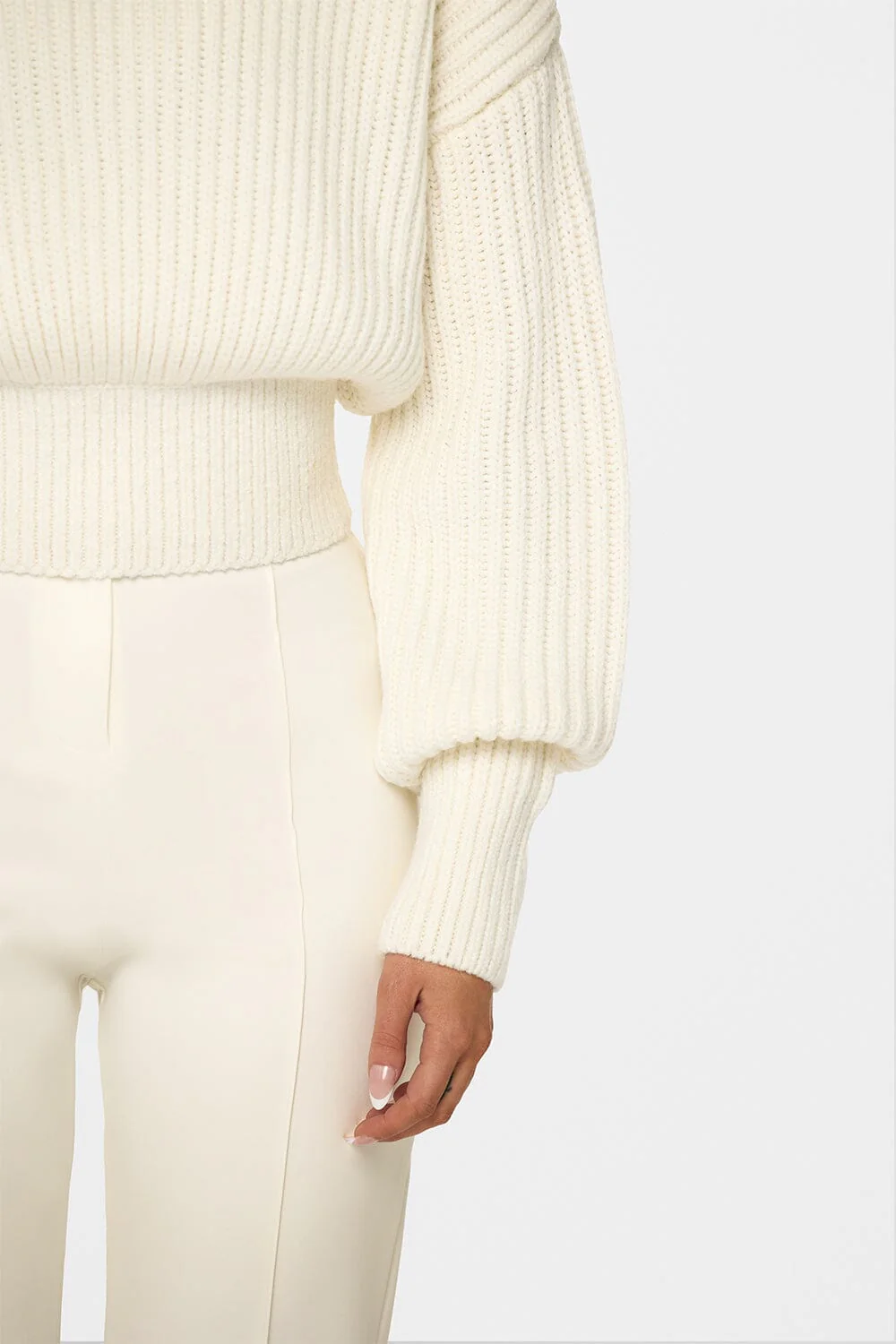 Mock Knit Sweater - Image 6