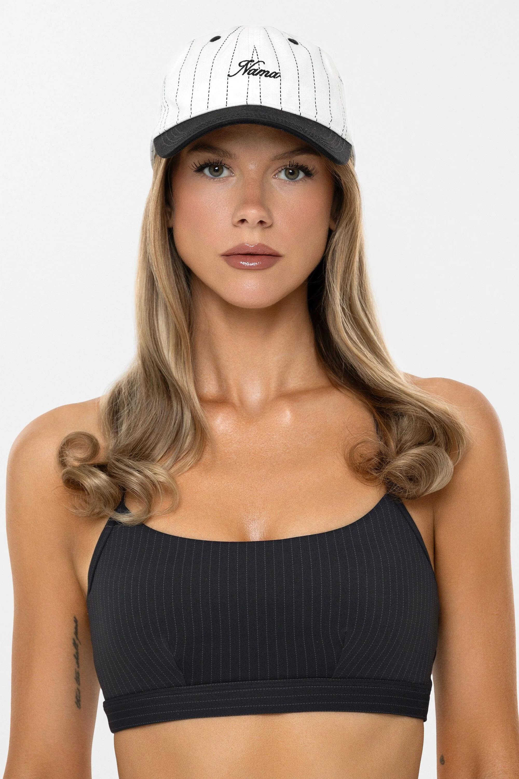 Pinstripe Snapback Hat - Image 8